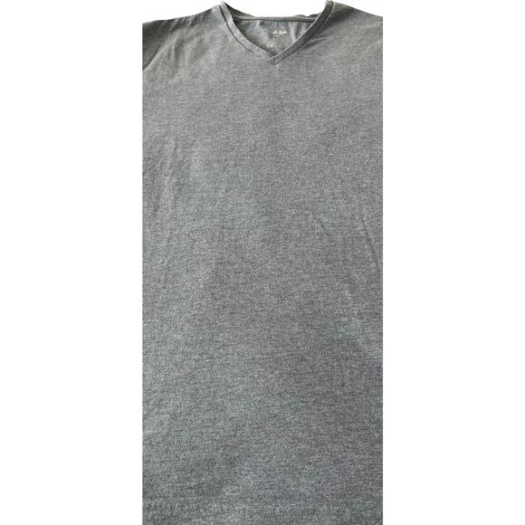GOODFELLOW & CO. LYNDALE TEE SHORT SLV, V-NECK T-SHIRT, WOMENS, L, GREY - Picture 7 of 10